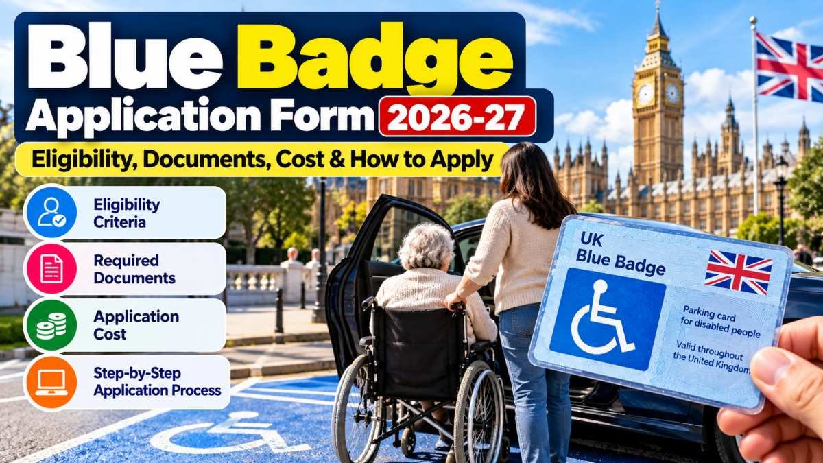 Blue Badge Application Cost 2026-27