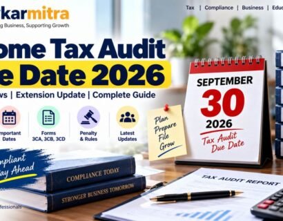 Income Tax Audit Due Date Extension 2026