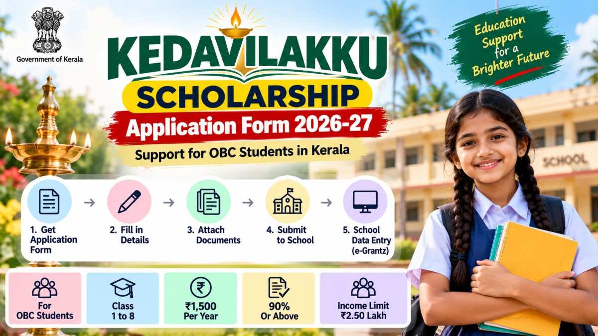 Kedavilakku Application Form 2026-27