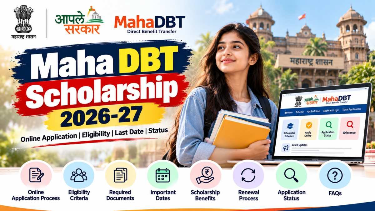 Maha DBT Scholarship Online Application Form 2026