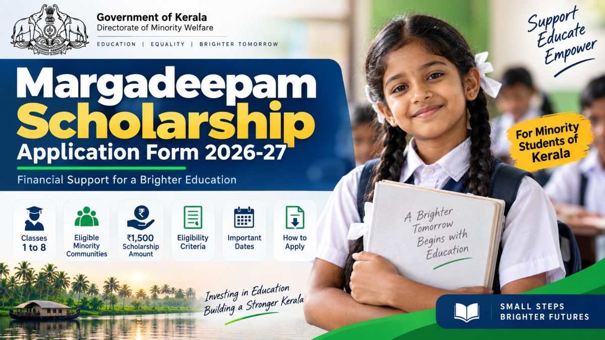 Margadeepam Scholarship Application Form 2026