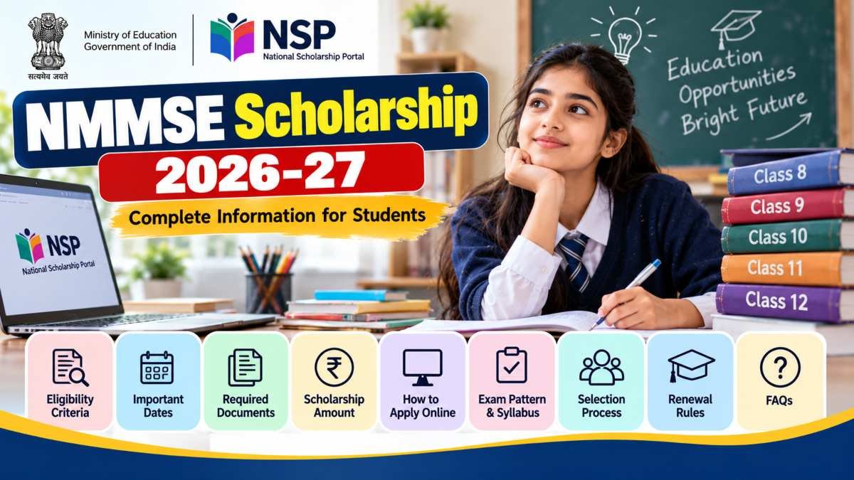 NMMSE Scholarship Application Form 2026-27