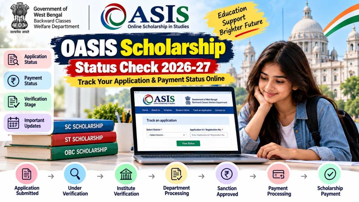 OASIS Scholarship Status Check 2026