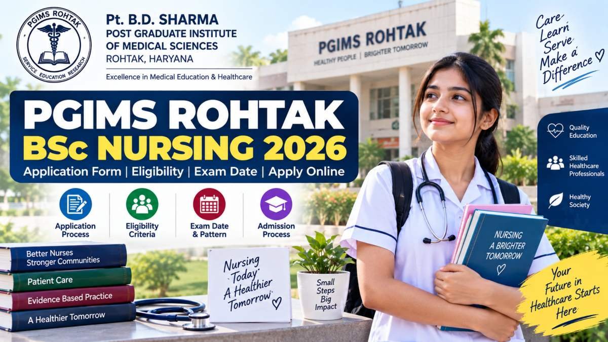 PGIMS Rohtak BSc Nursing 2026