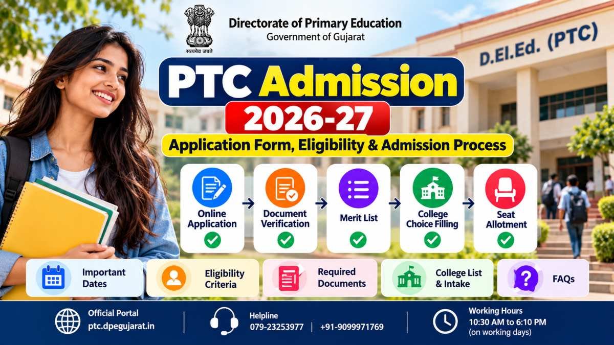 PTC Admission 2026-27 College Allotment