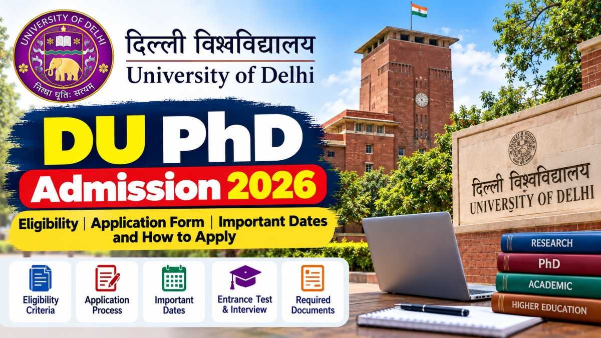 DU PhD Admission 2026