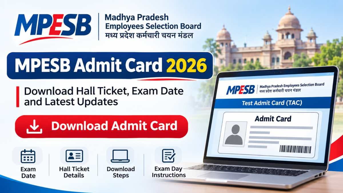 MPESB Admit Card 2026