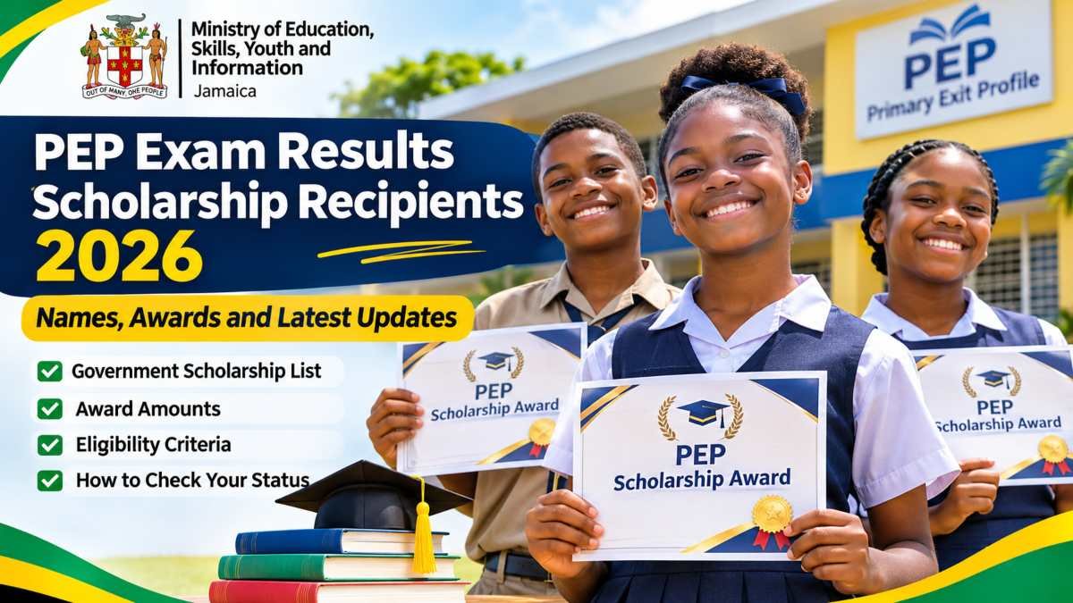 PEP Exam Results Scholarship Recipients