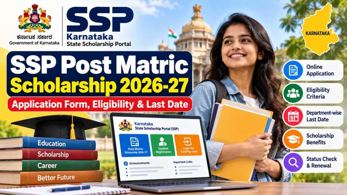 SSP Post Matric Scholarship 2026-27